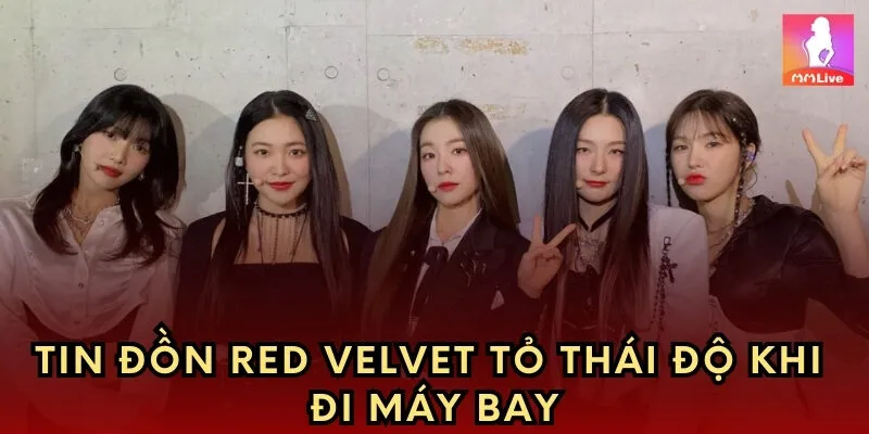 Tin đồn Red Velvet tỏ thái độ khi đi máy bay